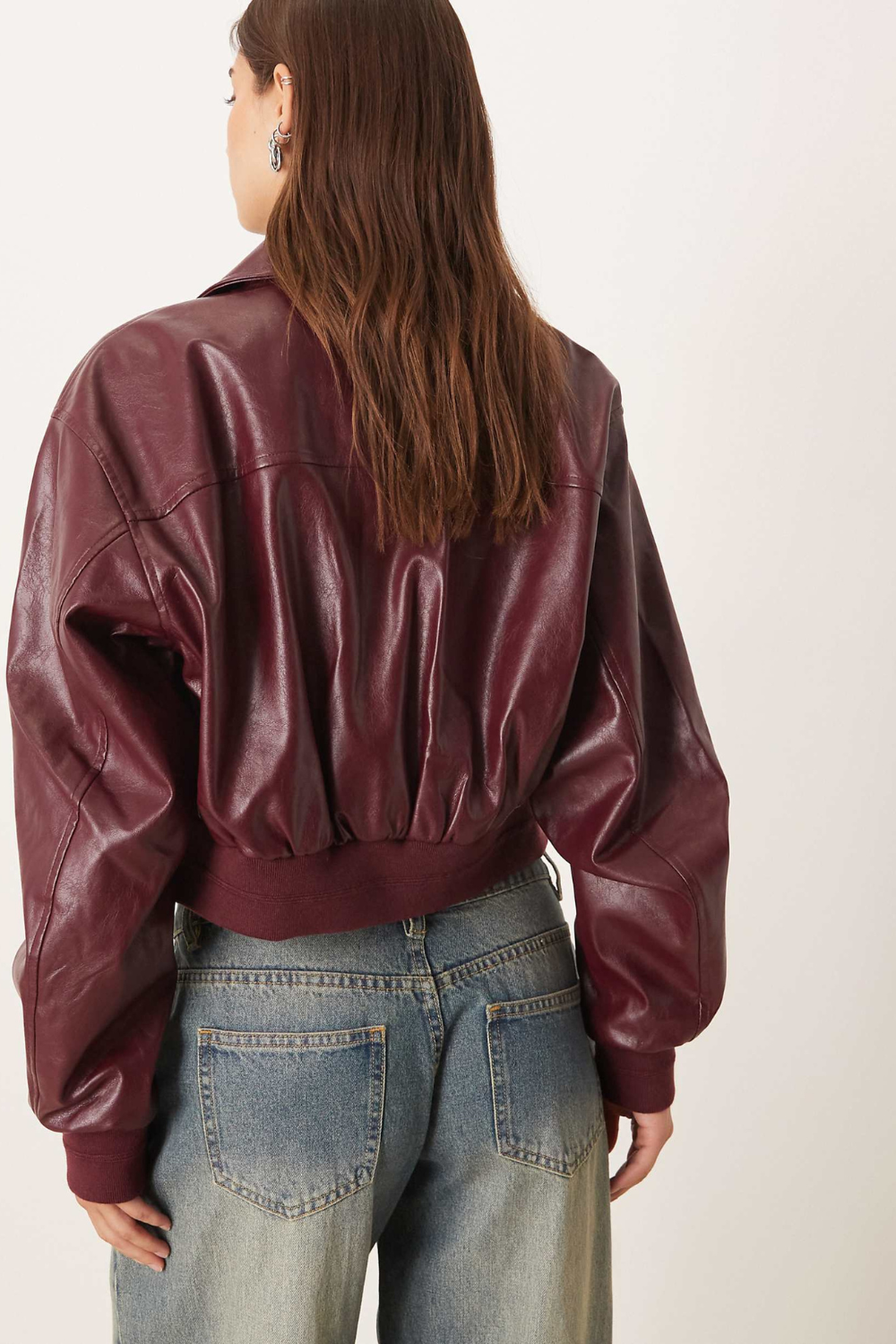 KAYO | BURGUNDY LEATHER JACKET
