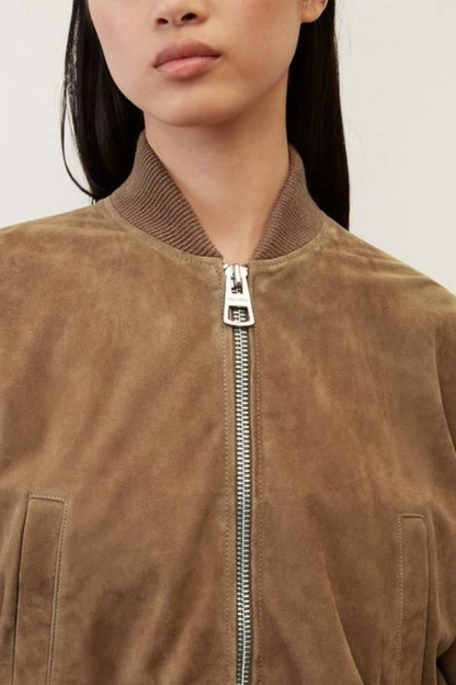 KAYO | SHORT JACKET IN SUPPLE GOAT SUEDE