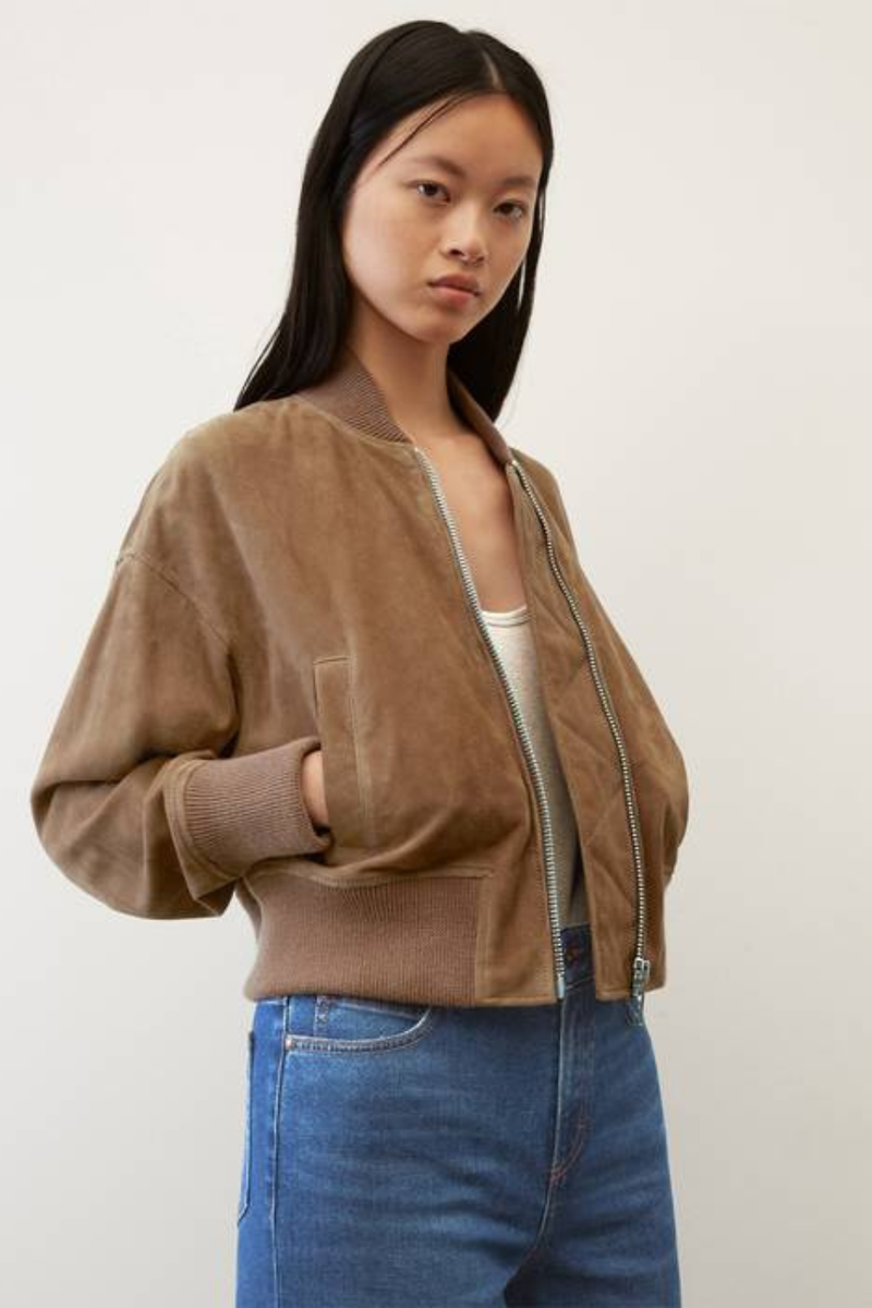 KAYO | SHORT JACKET IN SUPPLE GOAT SUEDE