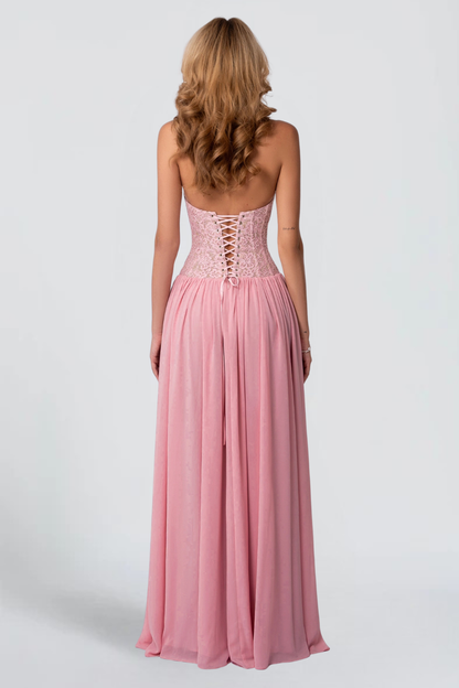 KAYO | SOLÈNE LACE CORSET MAXI DRESS