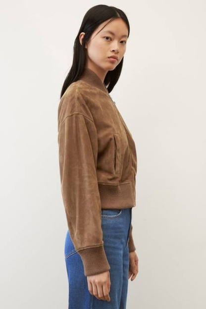 KAYO | SHORT JACKET IN SUPPLE GOAT SUEDE