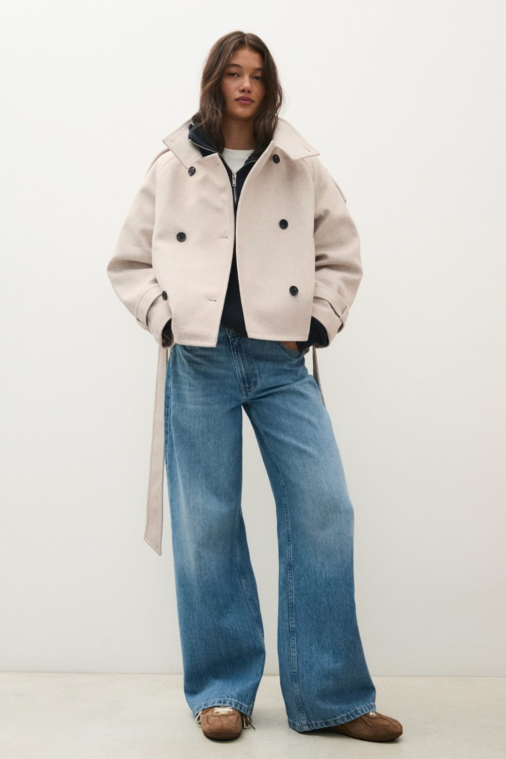 KAYO | FUNNEL NECK TRENCH COAT