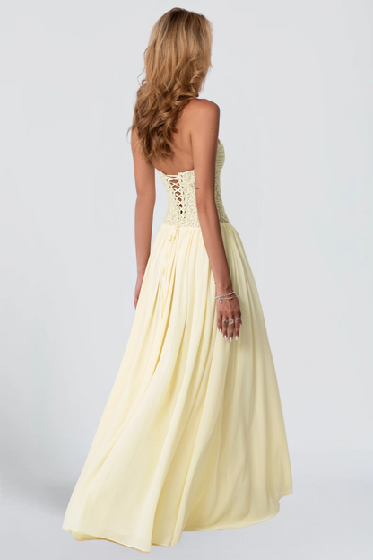 KAYO | SOLÈNE LACE CORSET MAXI DRESS