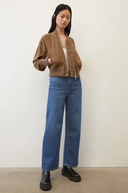 KAYO | SHORT JACKET IN SUPPLE GOAT SUEDE