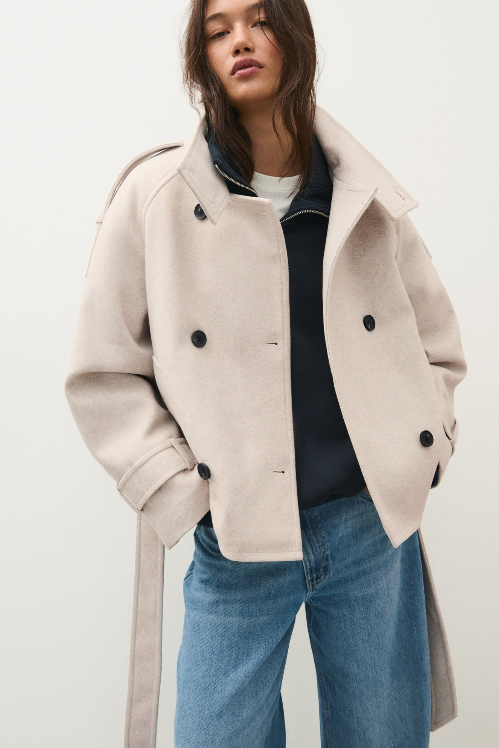 KAYO | FUNNEL NECK TRENCH COAT