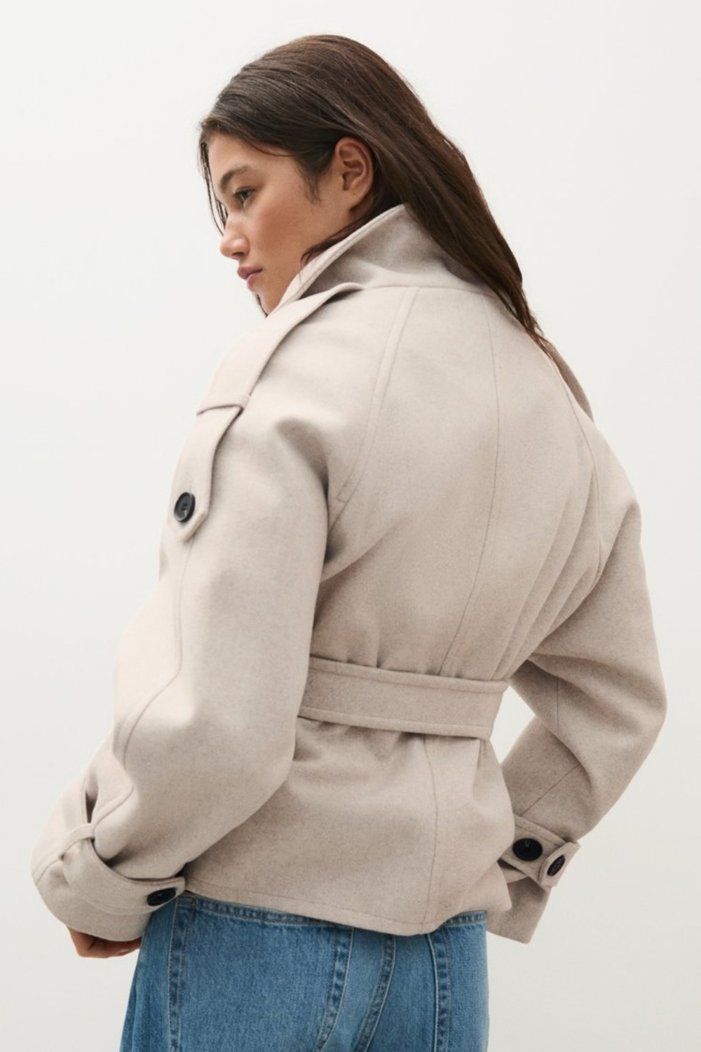 KAYO | FUNNEL NECK TRENCH COAT