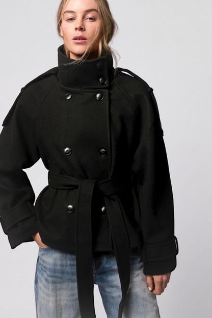 KAYO | FUNNEL NECK TRENCH COAT