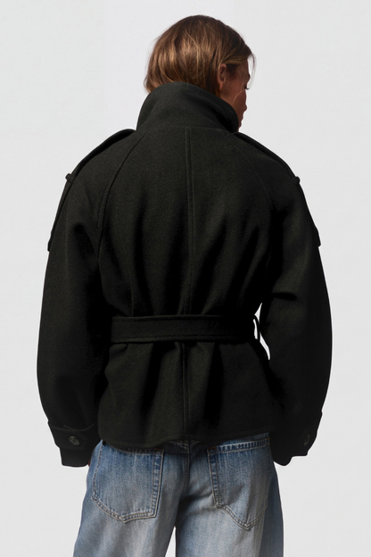 KAYO | FUNNEL NECK TRENCH COAT