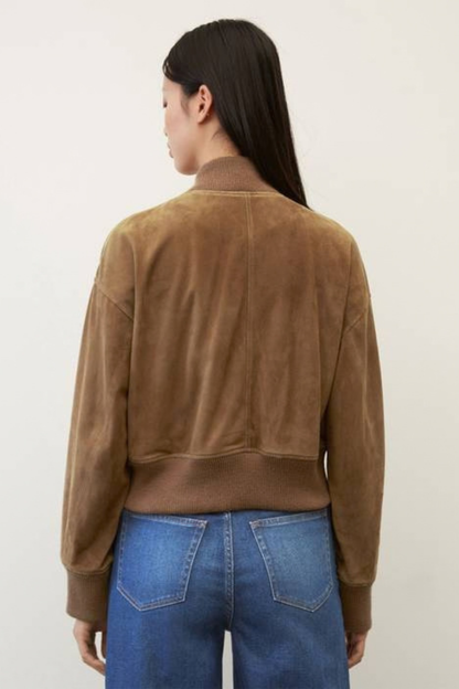 KAYO | SHORT JACKET IN SUPPLE GOAT SUEDE
