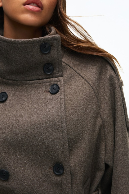 KAYO | FUNNEL NECK TRENCH COAT