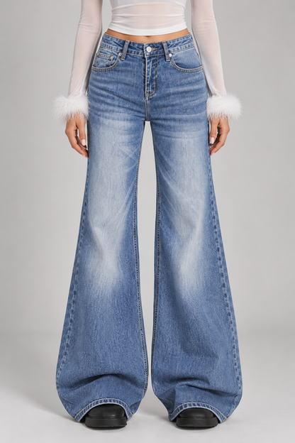 KAYO | WIDE LEG DENIM JEANS