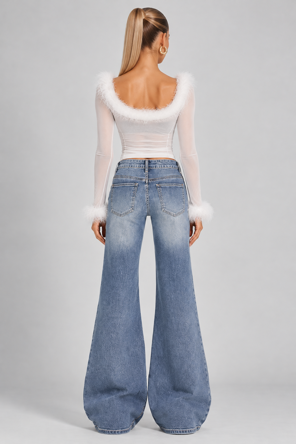 KAYO | WIDE LEG DENIM JEANS