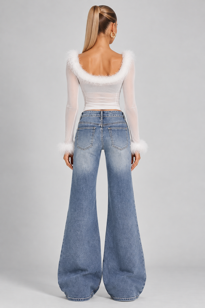 KAYO | WIDE LEG DENIM JEANS