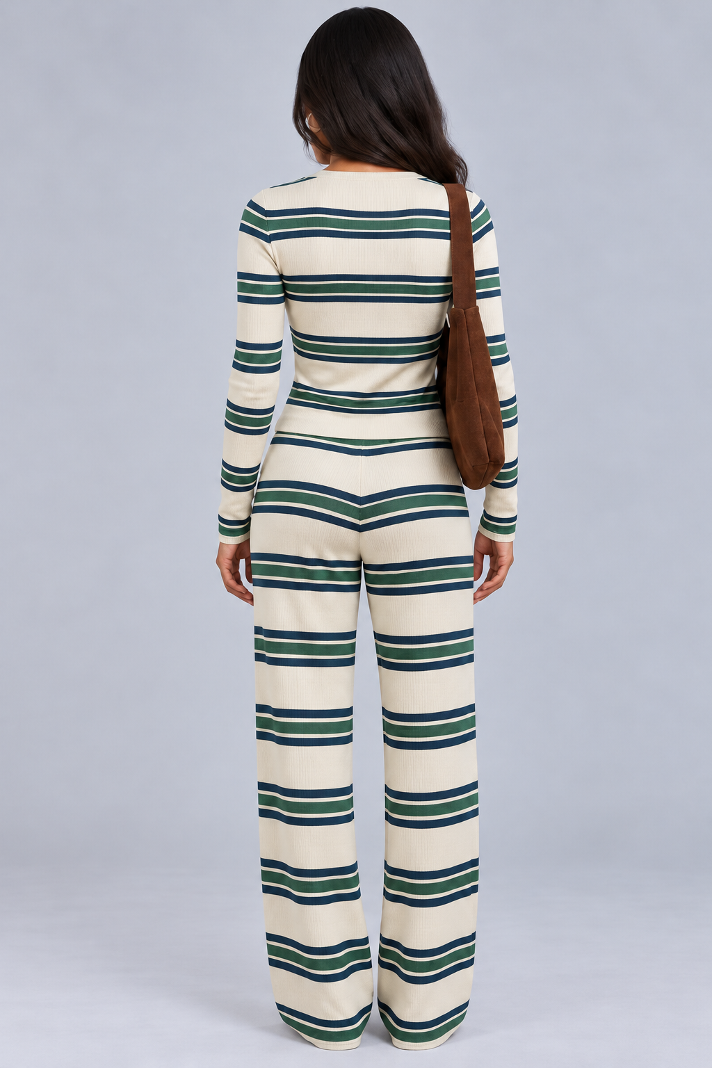 KAYO |STRIPED TWO-PIECE LOUNGE SET
