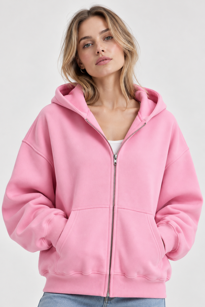 KAYO | SWEAT ZIPPÉ À CAPUCHE COUPE BOXY