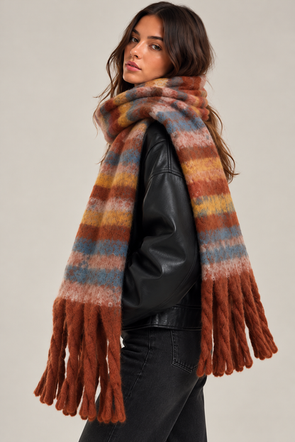 KAYO | OVERSIZED STRIPED SCARF