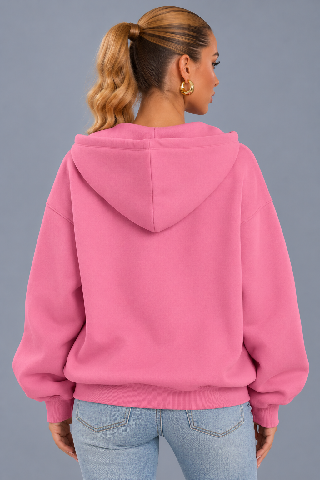 KAYO | SUDADERA LADY CON CREMALLERA Y CAPUCHA