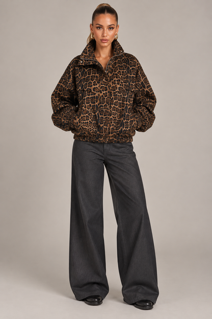 KAYO | LEOPARD BOMBER JACKET