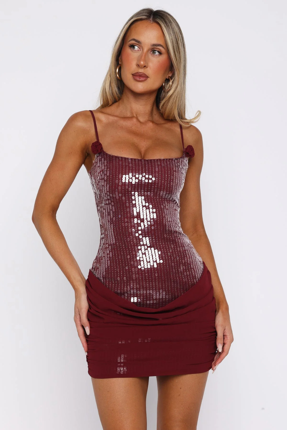 Robe Courte à Sequin