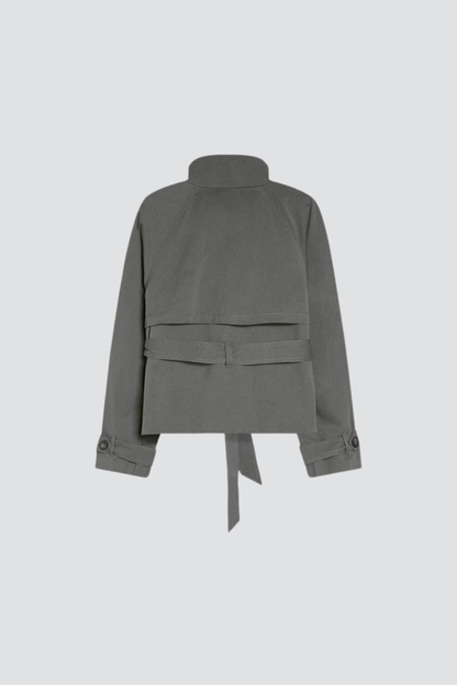 KAYO | CROPPED BELTED TRENCH JACKET