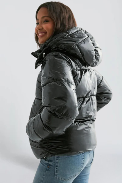 KAYO | SHORT SHINY PUFFER JACKET