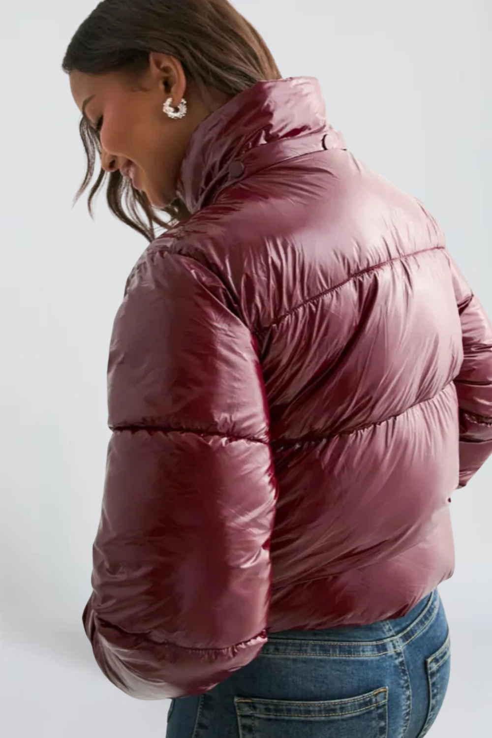 KAYO | SHORT SHINY PUFFER JACKET