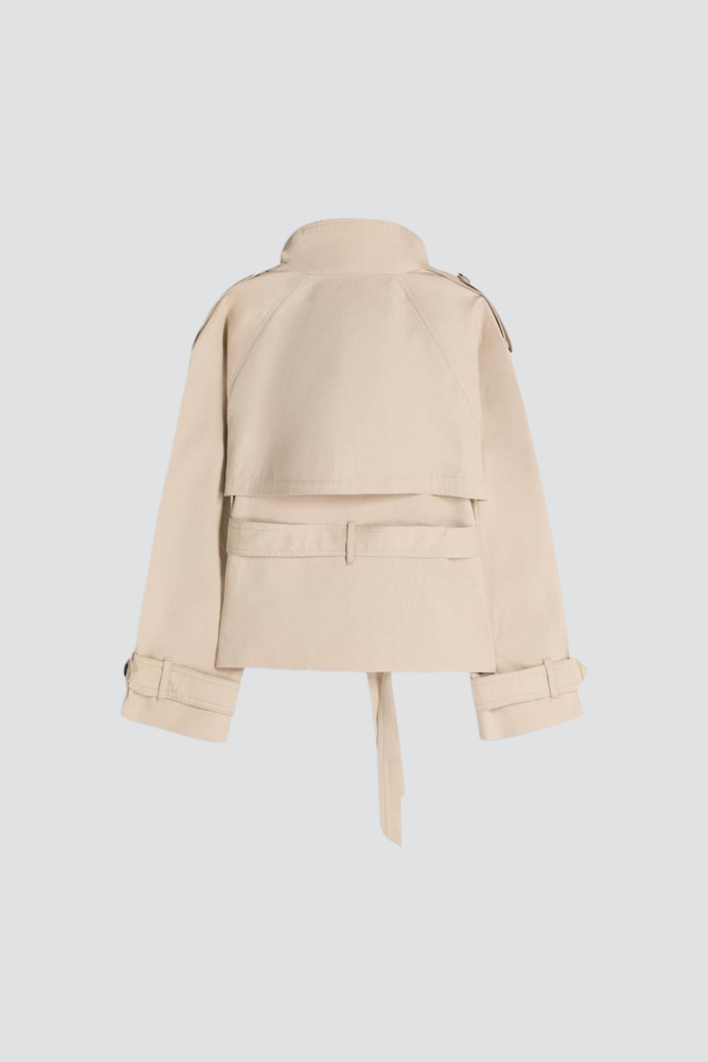 KAYO | CROPPED BELTED TRENCH JACKET