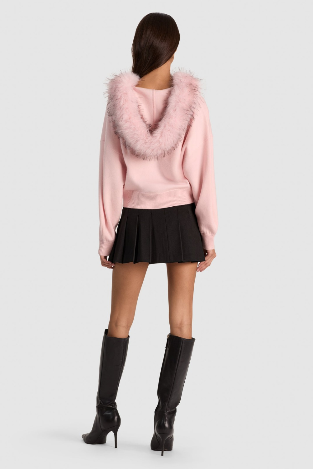 KAYO | ANOUK STRICKJACKE MIT KUNSTFELL