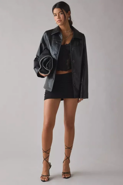 KAYO | GIACCA OVERSIZE SYDNEY EFFETTO PELLE