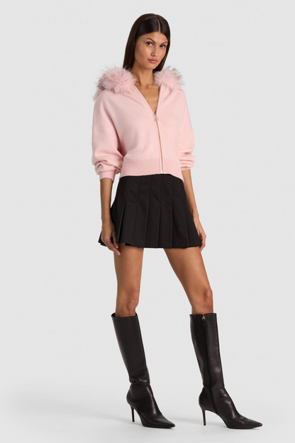 KAYO | ANOUK STRICKJACKE MIT KUNSTFELL
