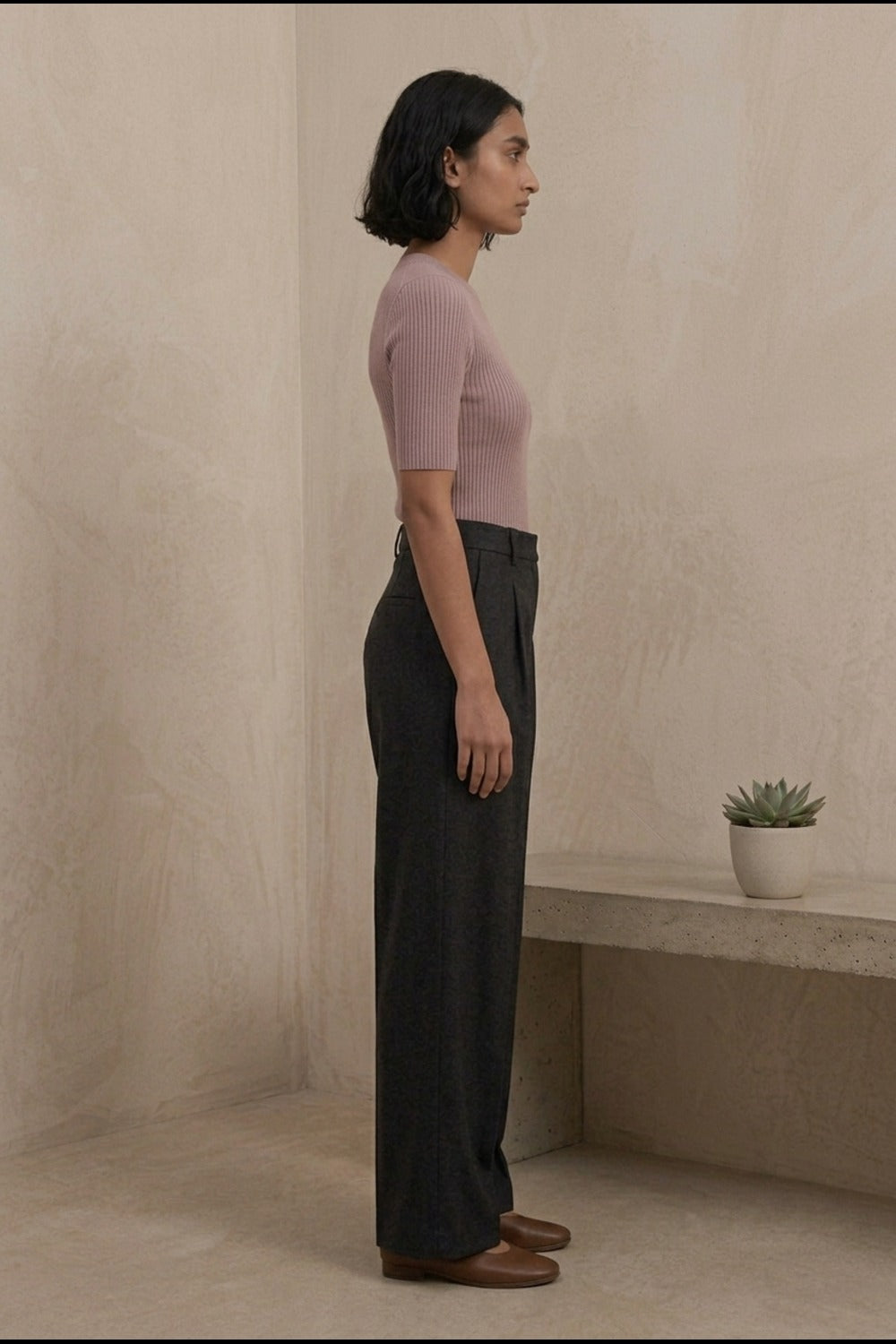 KAYO | HIGH-WAISTED WIDE-LEG TROUSERS