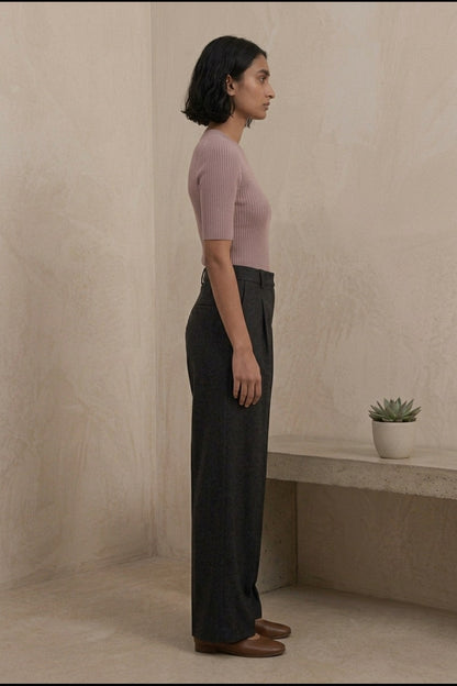 KAYO | HIGH-WAISTED WIDE-LEG TROUSERS