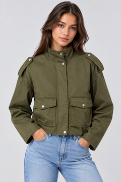 KAYO | SIENNA SUEDE UTILITY JACKET