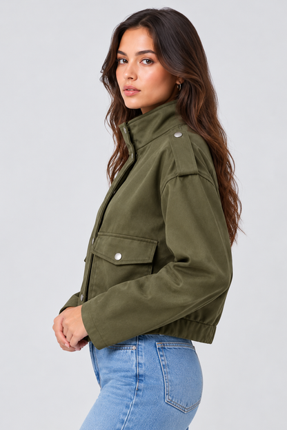KAYO | SIENNA SUEDE UTILITY JACKET