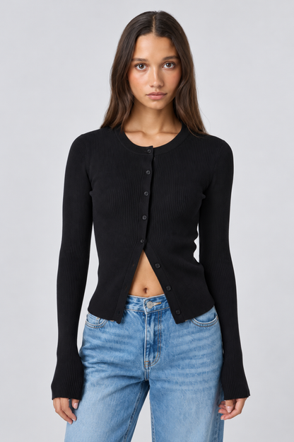 KAYO | ELISE RIBBED CARDIGAN