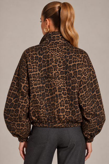 KAYO | LEOPARD BOMBER JACKET