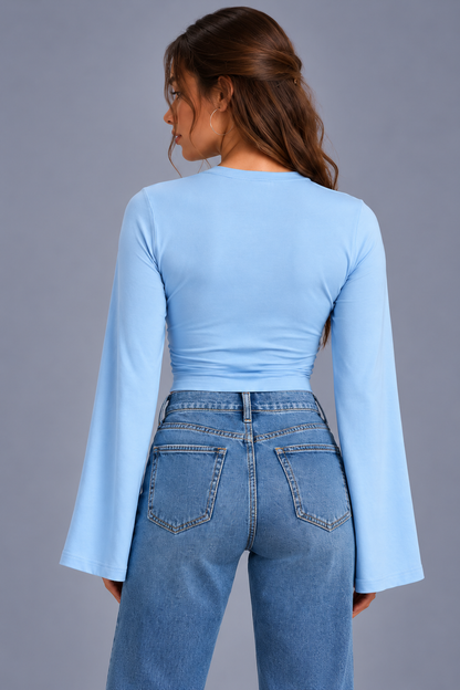 KAYO | FLARE SLEEVE TOP