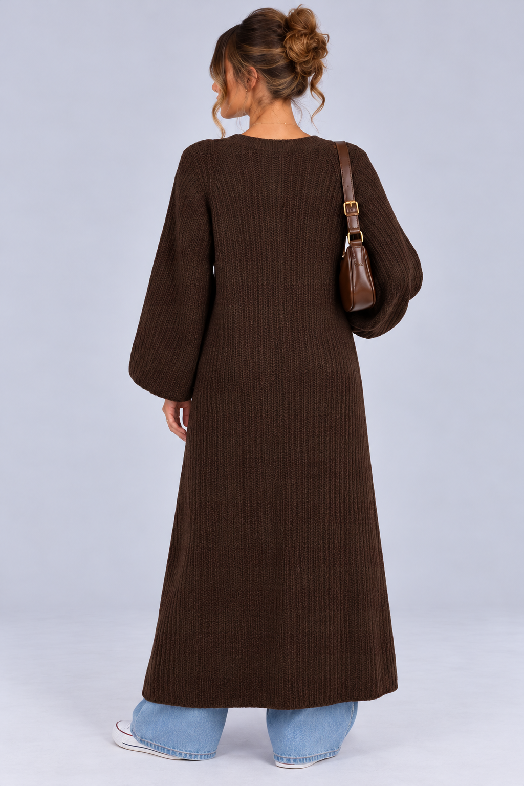 KAYO | LONGLINE RIBBED KNIT CARDIGAN