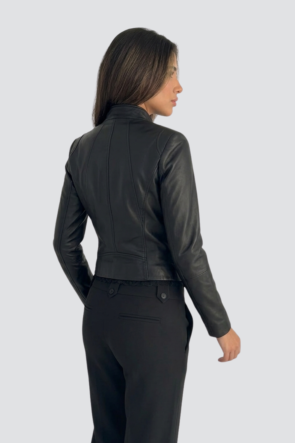 KAYO | VESTE EN CUIR CINTRÉE