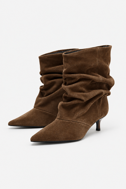 KAYO | RUCHED ANKLE BOOTS