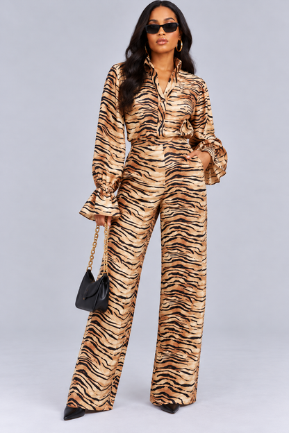 KAYO | TIGER PRINT JUMPSUIT