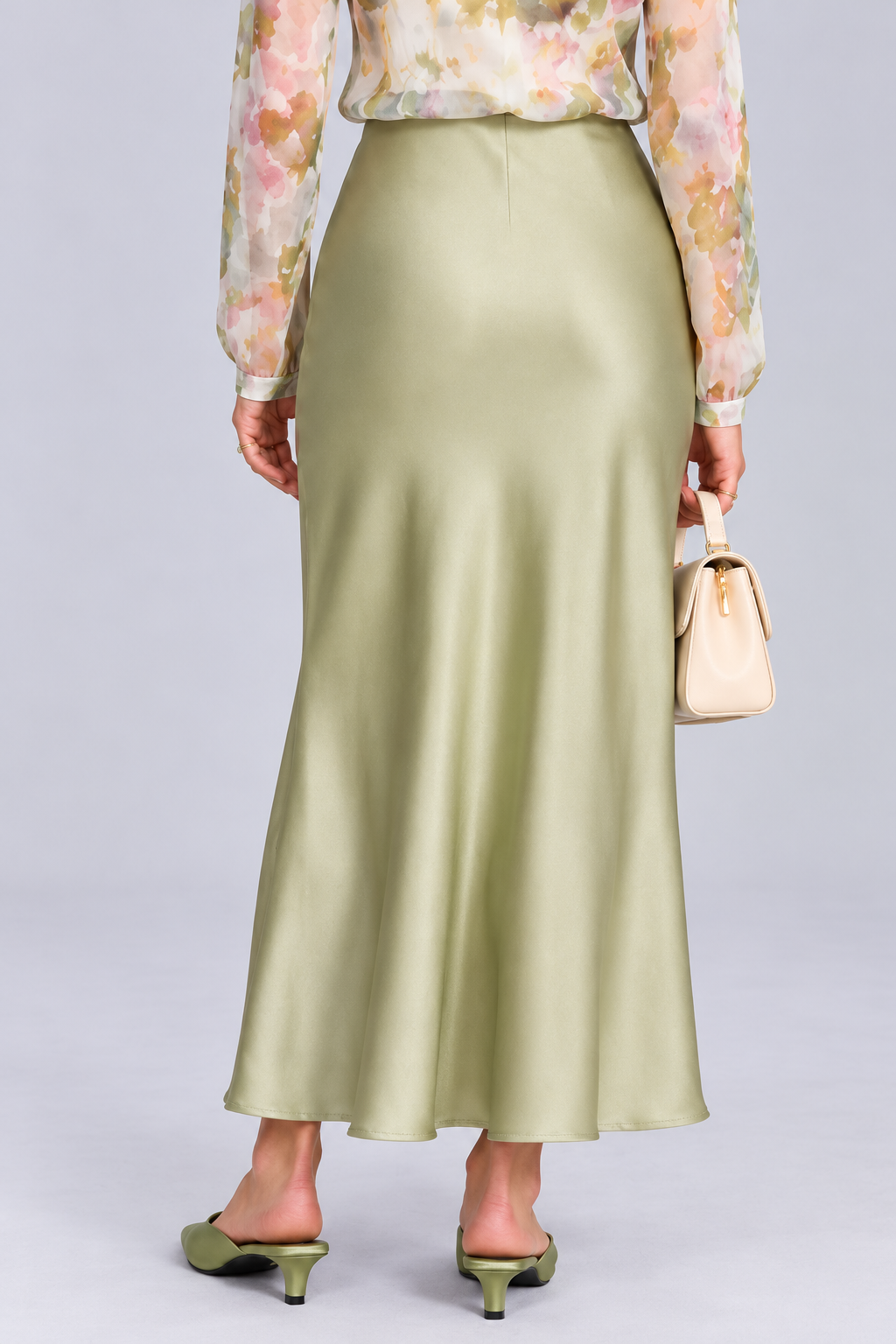 KAYO | ELEGANT SATIN MAXI SKIRT