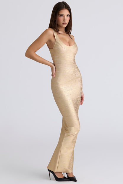KAYO | CHAMPAGNE MAXI DRESS